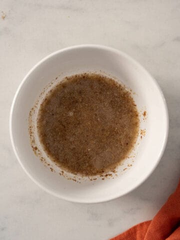 make a flax egg mixing flax meal with water.