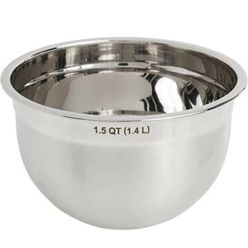 1.5QT STAINLESS STEEL MIXING BOWL - Rush's Kitchen