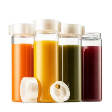 Komax Reusable BPA-Free Juice Bottles.