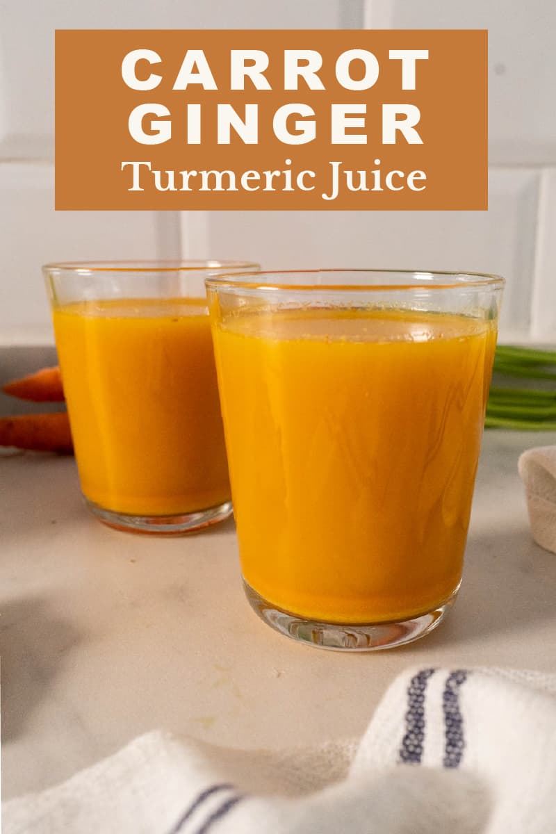 Carrot Ginger Turmeric Juice Our PlantBased World