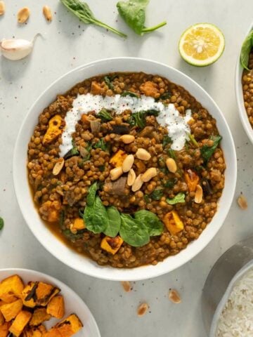vegan lentil curry without coconut milk.
