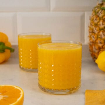 Fresh Pineapple Juice Recipe (Without a Juicer) - Food Above Gold