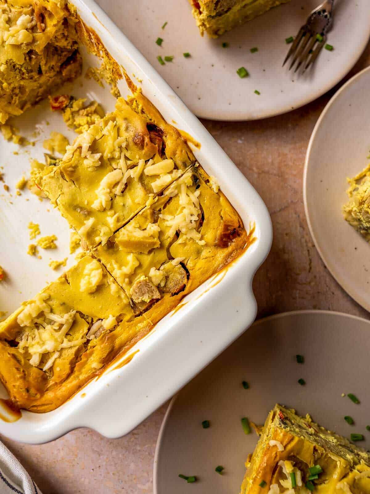 dairy-free breakfast casserole.