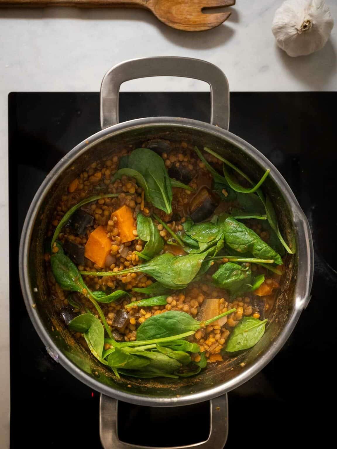 Easy Vegan Lentil Curry without Coconut Milk