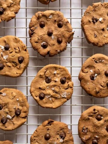 vegan protein cookies recipe featured.