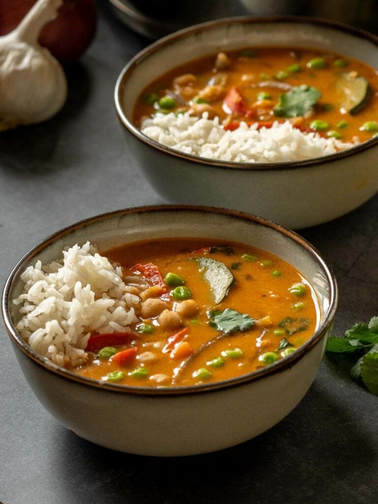 Vegan Coconut Chickpea Curry | Our Plant-Based World