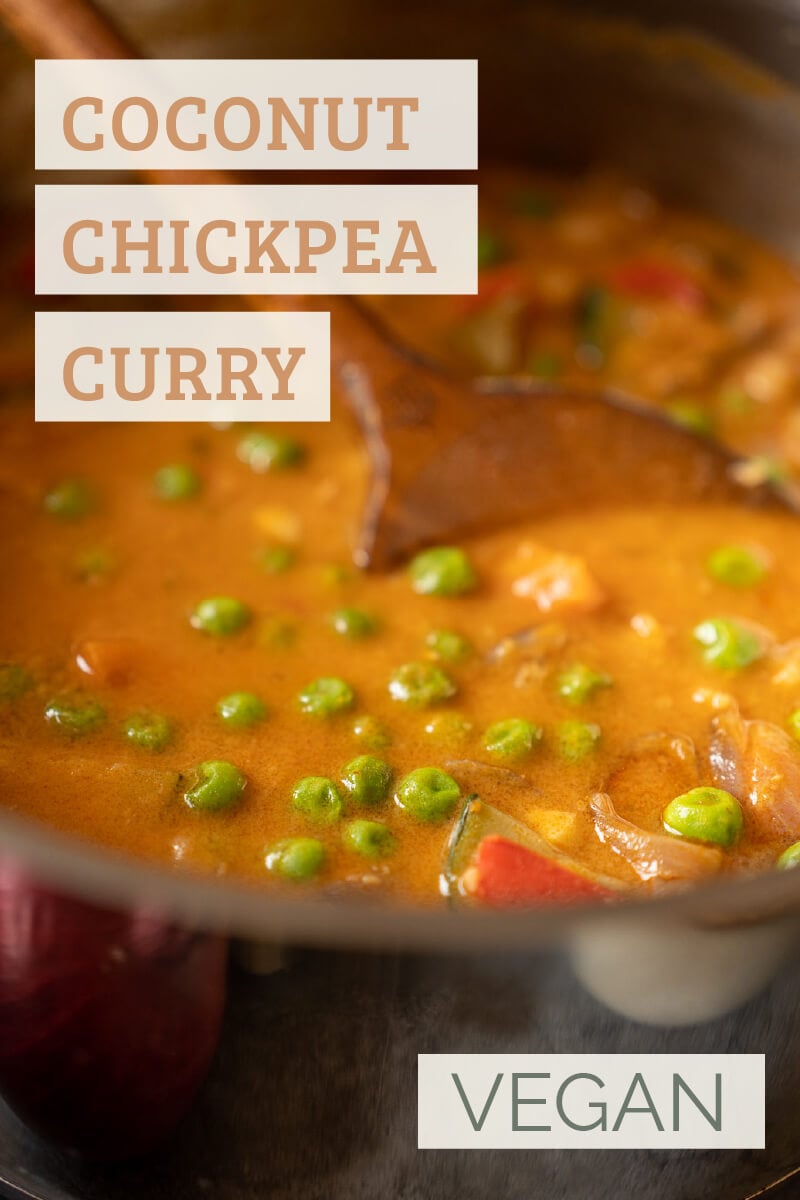 Coconut Chickpea Curry (Vegan) | Our Plant-Based World