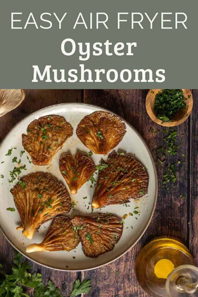 Easy Air Fryer Oyster Mushrooms Recipe (Vegan)