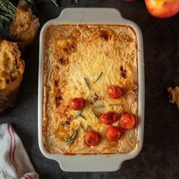 vegan vegetable casserole featured.