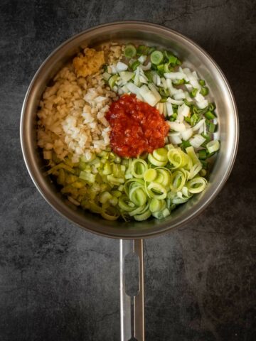 sauté vegetables.