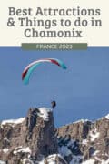 best attractions and things to do in Chamonix pin.