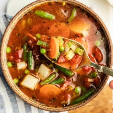 Vegetable Soup with Green Beans.