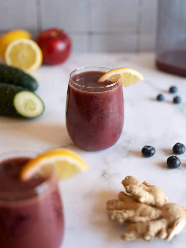 Organic Blueberry Juicer Recipe And Benefits