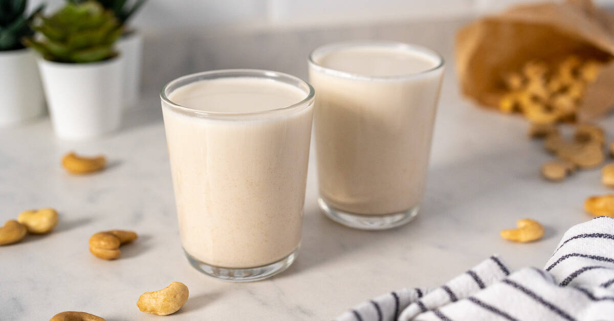 How to Make Homemade Cashew Milk (Easy, Healthy & Vegan)