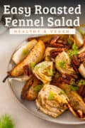 roasted fennel and pear salad pin.