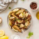 roasted fennel and pear salad featured.