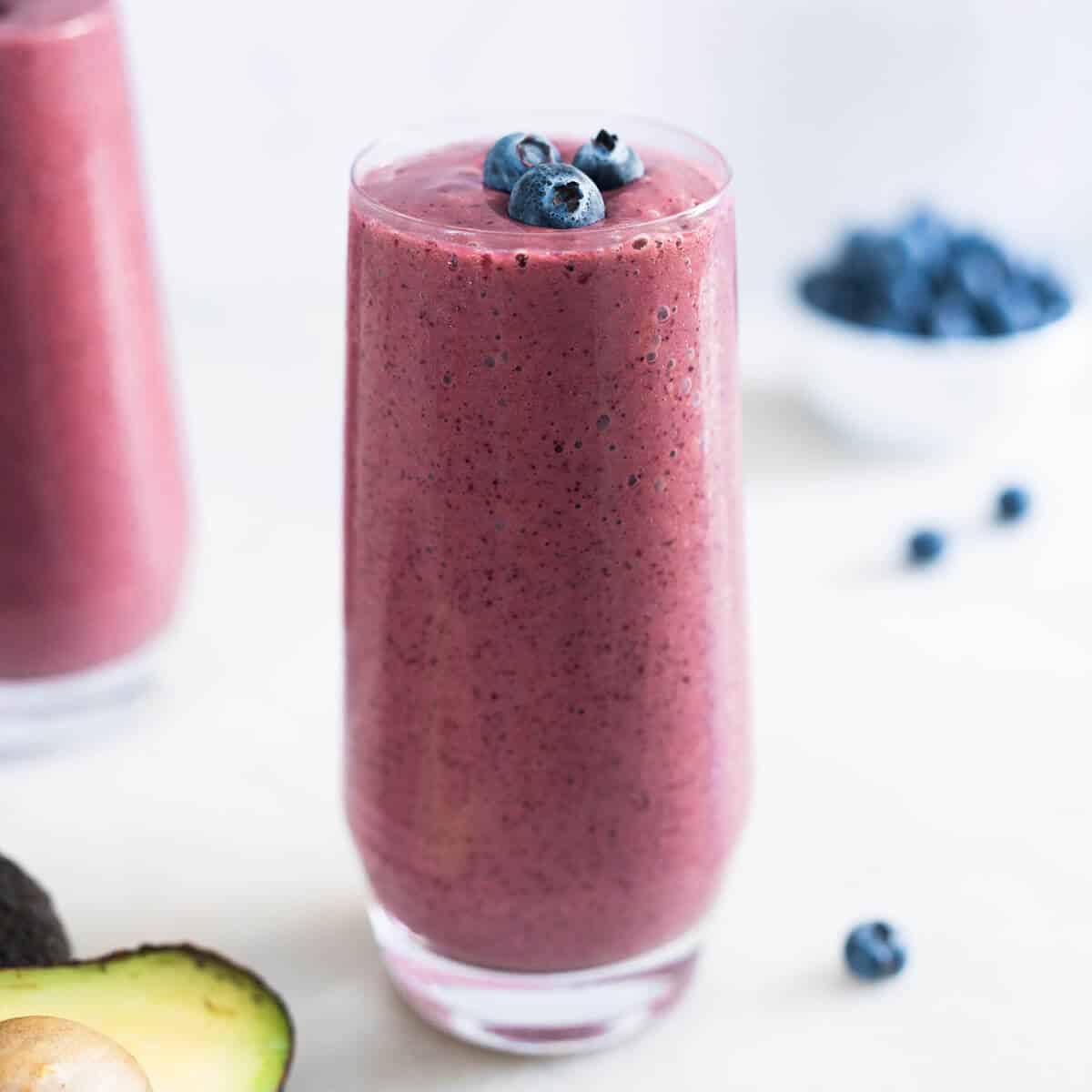 Avocado Blueberry Smoothie