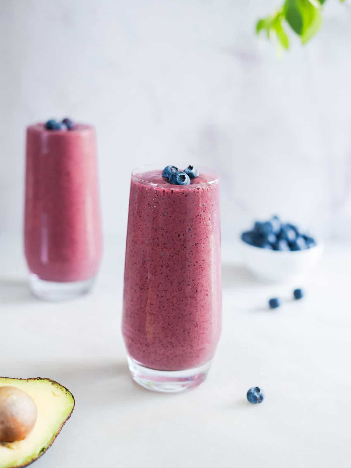 Avocado Blueberry Smoothie