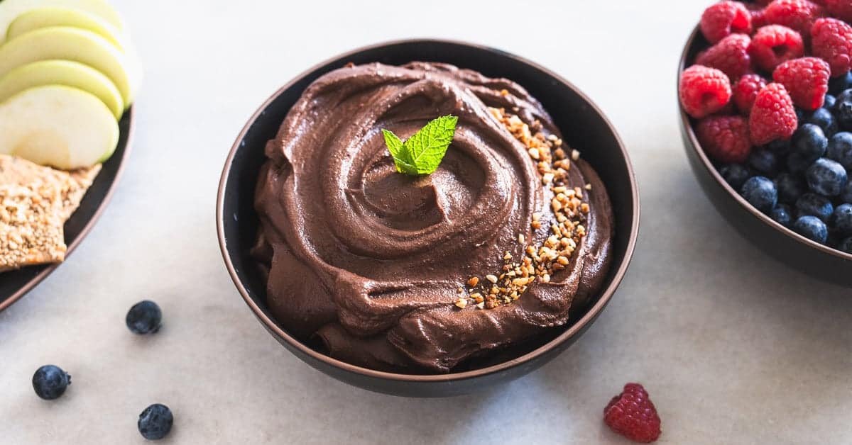 Dark Chocolate Hummus (Dessert Hummus)