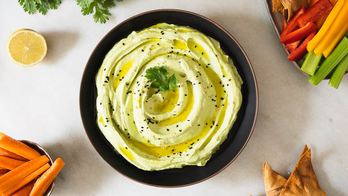 Best Green Edamame Hummus (Creamy, Easy & Quick) Our PlantBased World