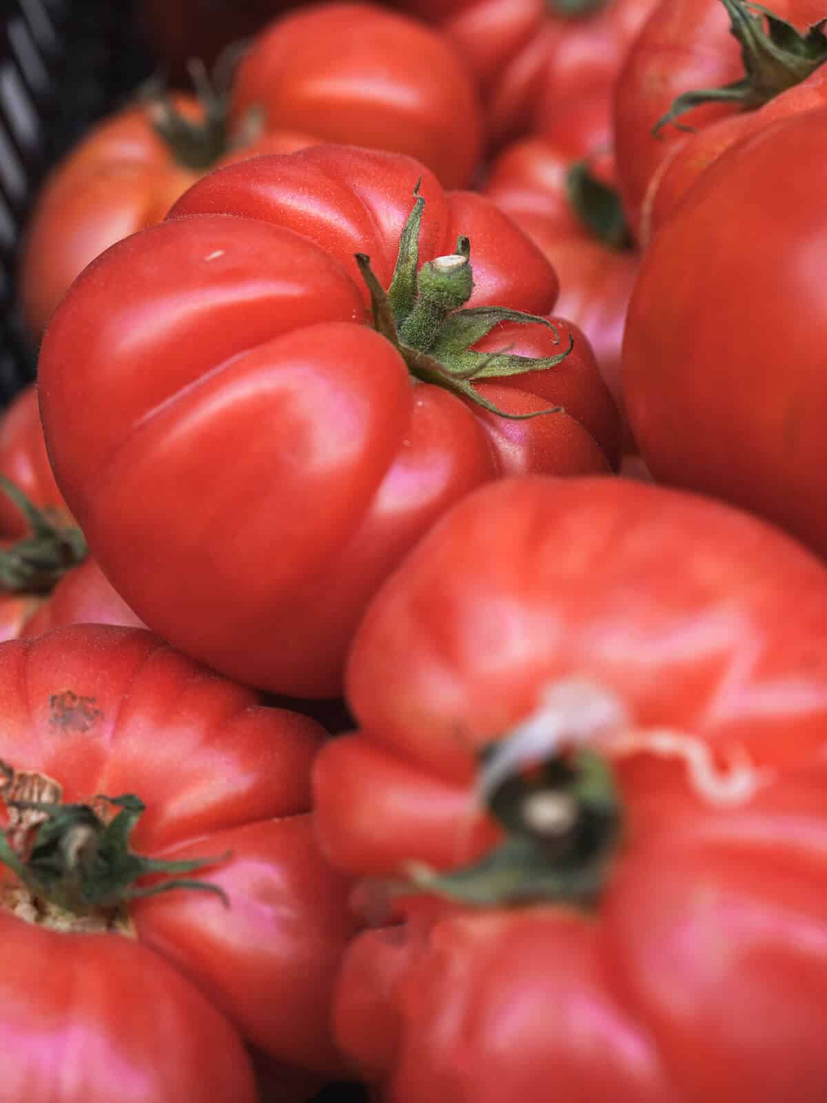 heriloom tomatoes.