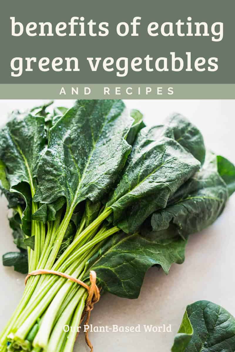 benefits of eating green vegetables pin.