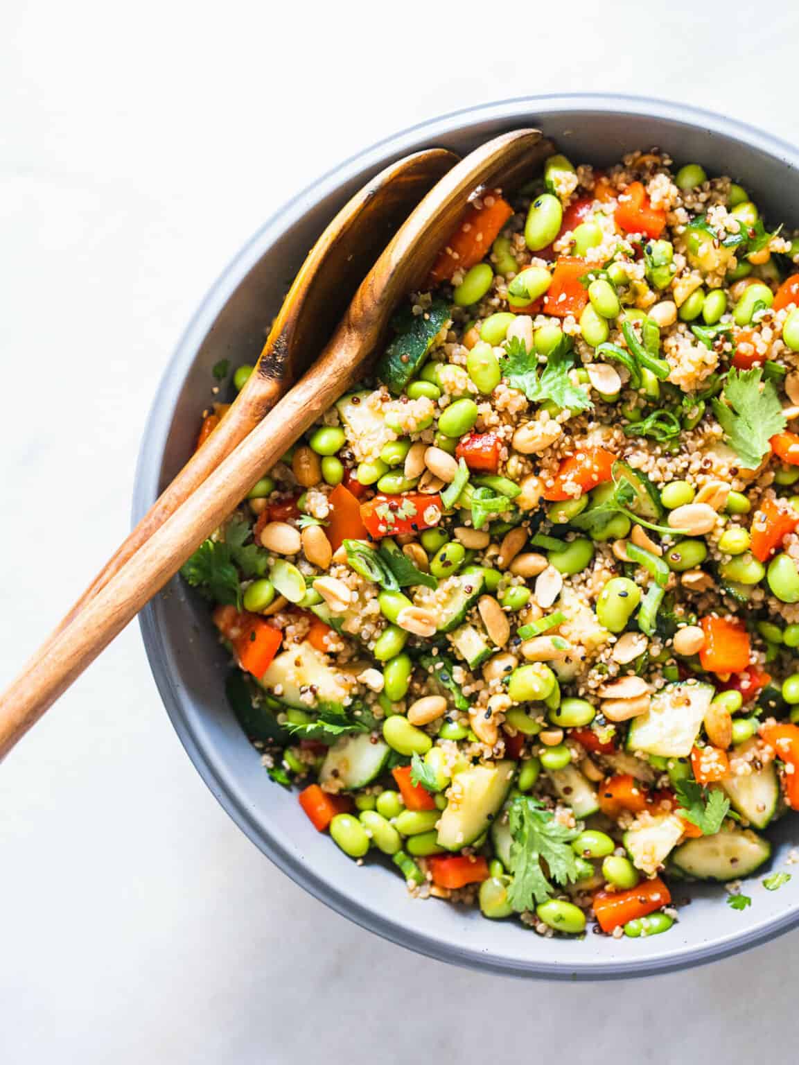 Easy Quinoa Edamame Salad