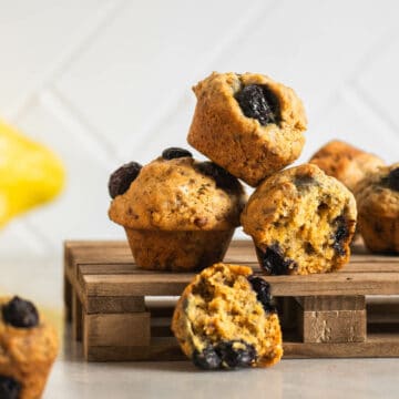 blueberry mini muffins featured.