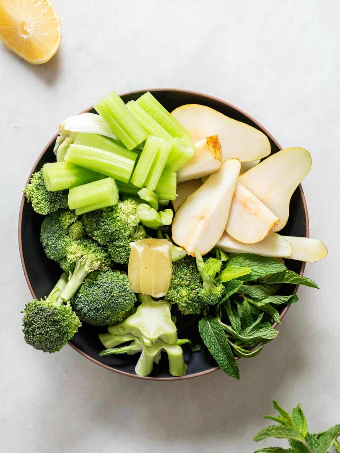 Can You Juice Broccoli? Meet the Healthy PearCeleryLemon Blend