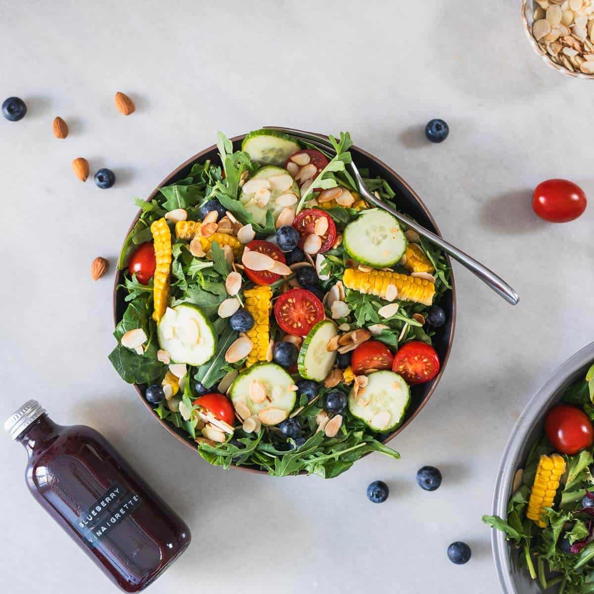 Spinach and Arugula Salad Our PlantBased World
