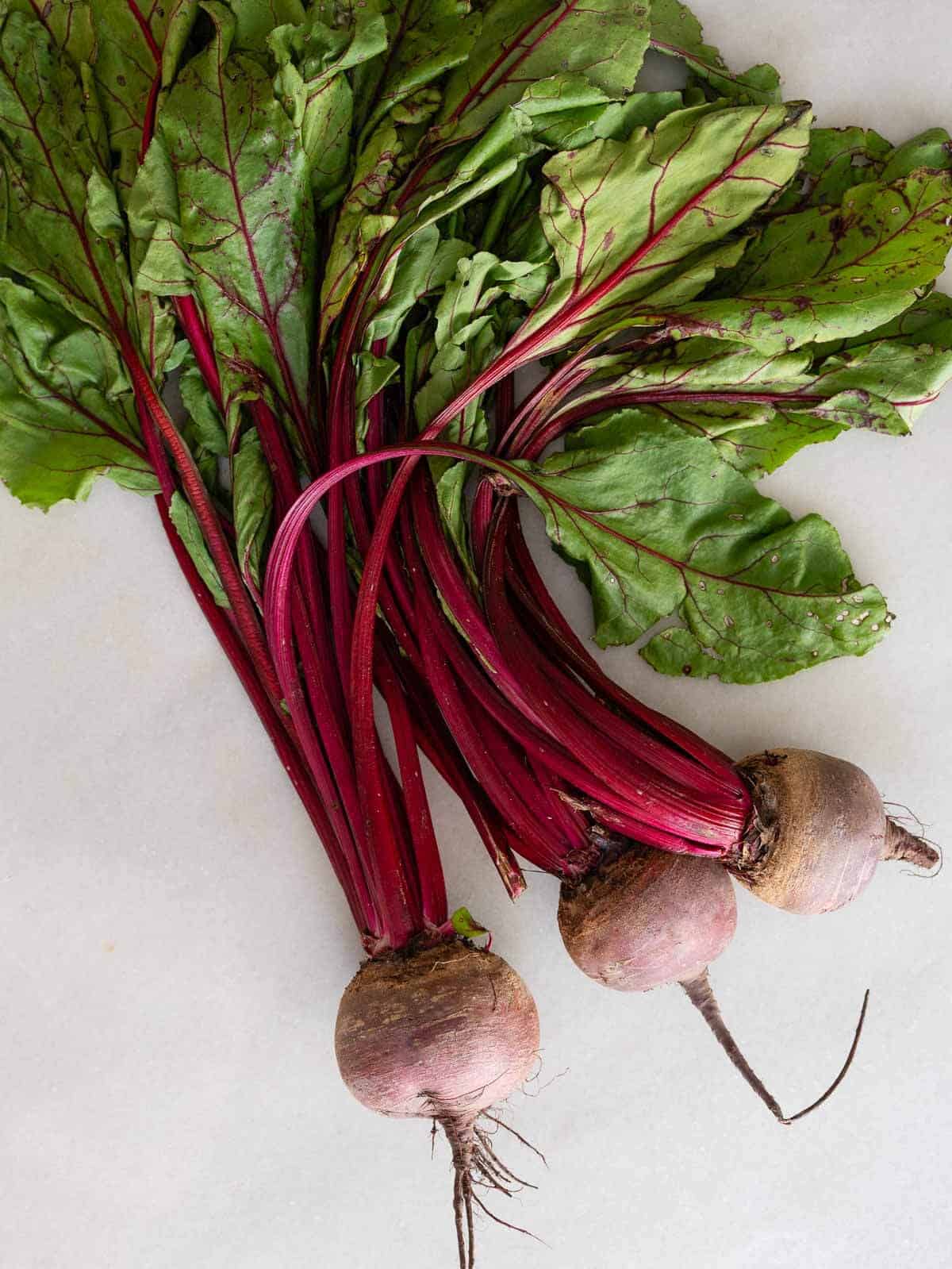 bunch of beets.