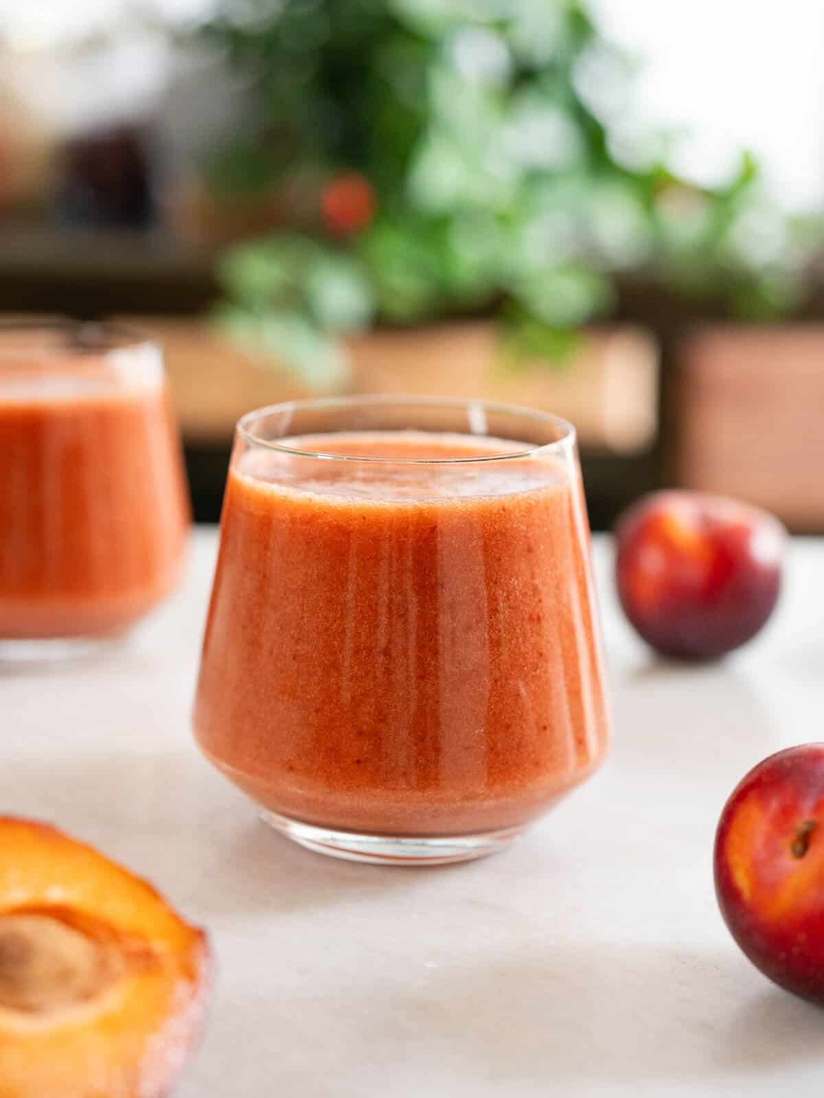 Healthy Plum Juice Recipe (Two Ways) - Living Fresh Daily