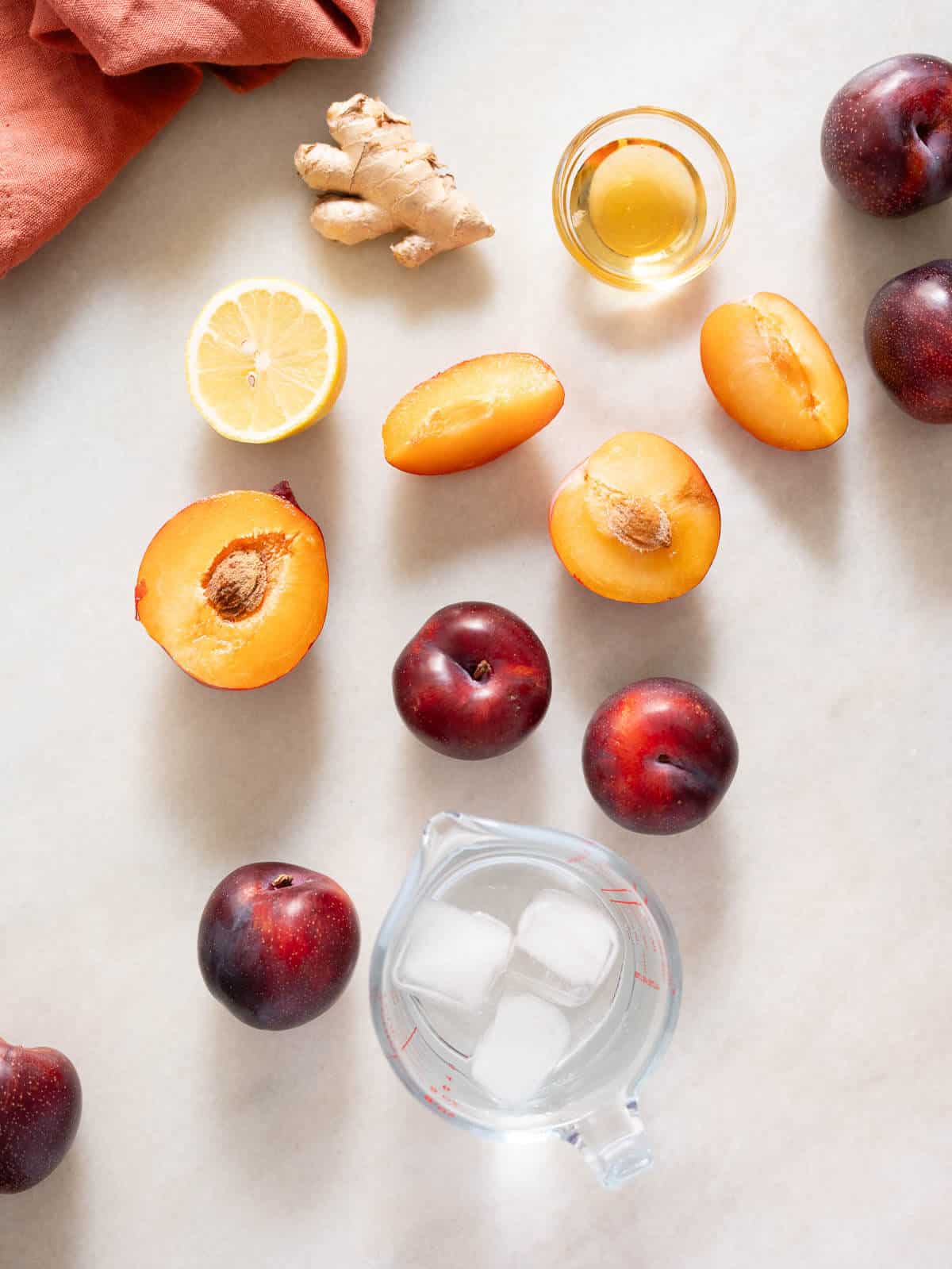 blender plum juice ingredients.