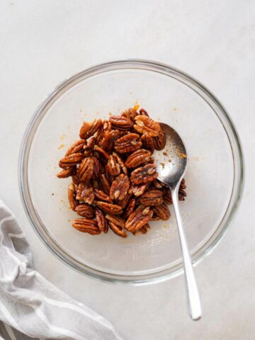 make the pecan topping.