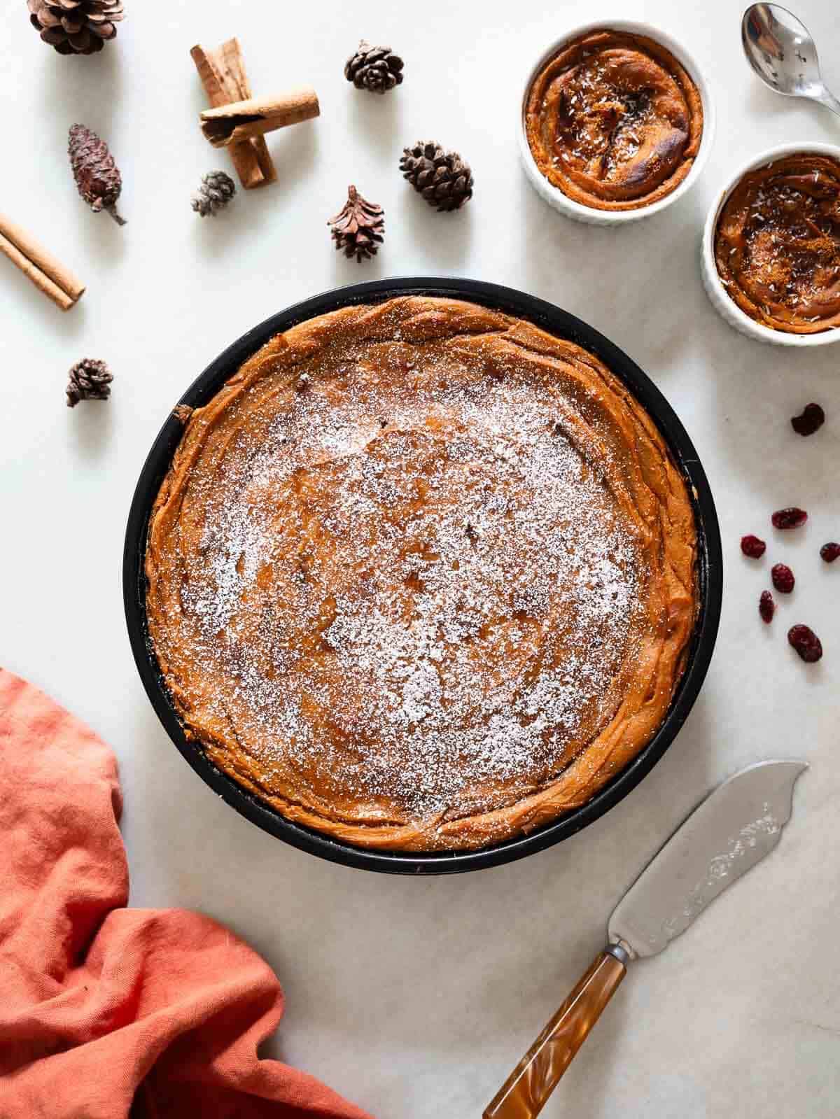 Jamaican sweet potato pudding cake.