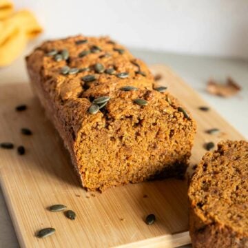 pumpkin loaf cake.