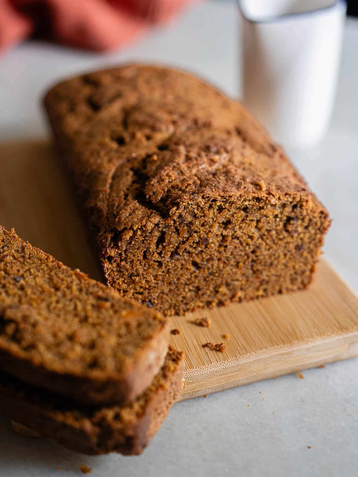 sliced sweet potato cake.