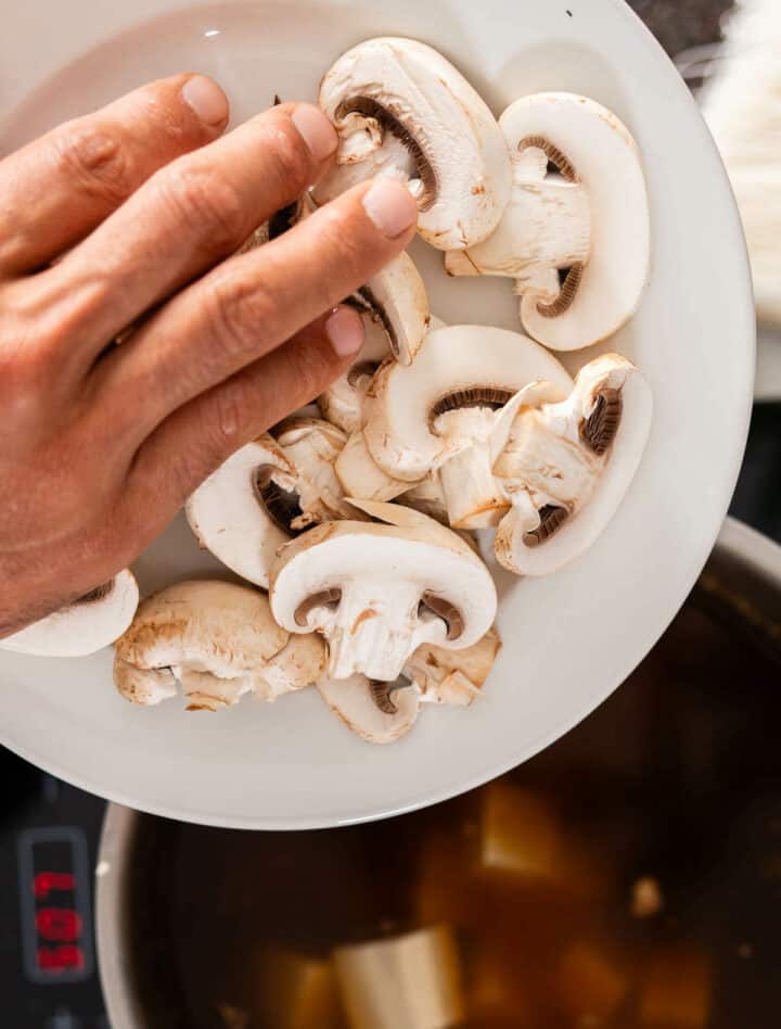 Vegetable & Mushroom Miso Soup with Tofu: Easy Bliss