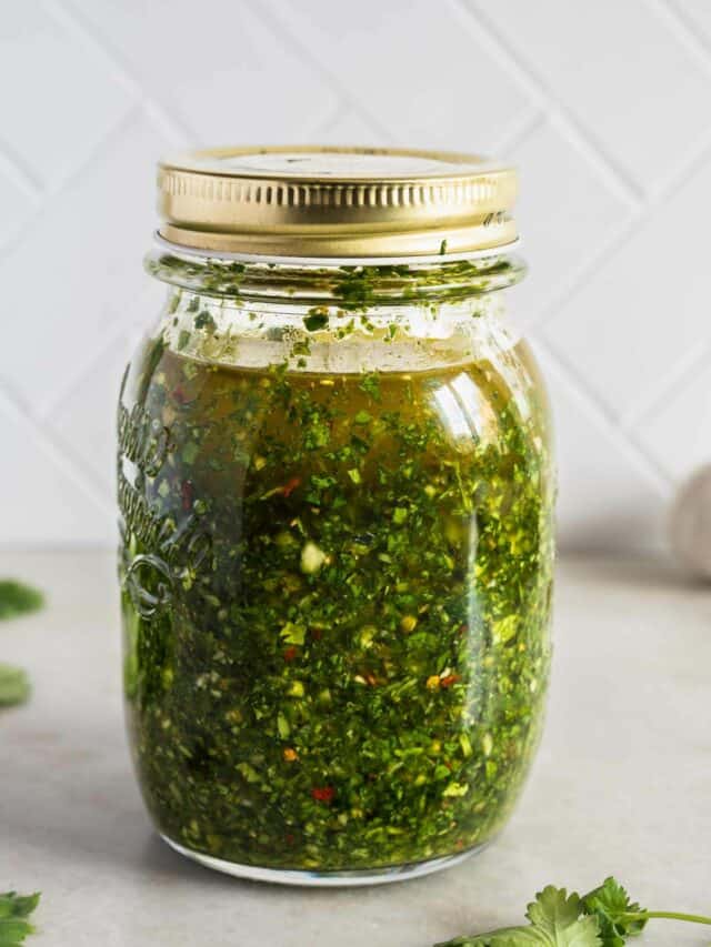 Cilantro Chimichurri Sauce | Our Plant-Based World