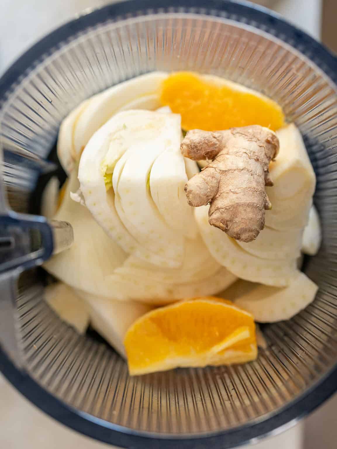 Fennel Juice for Upset Stomach (Juicer or Blender)