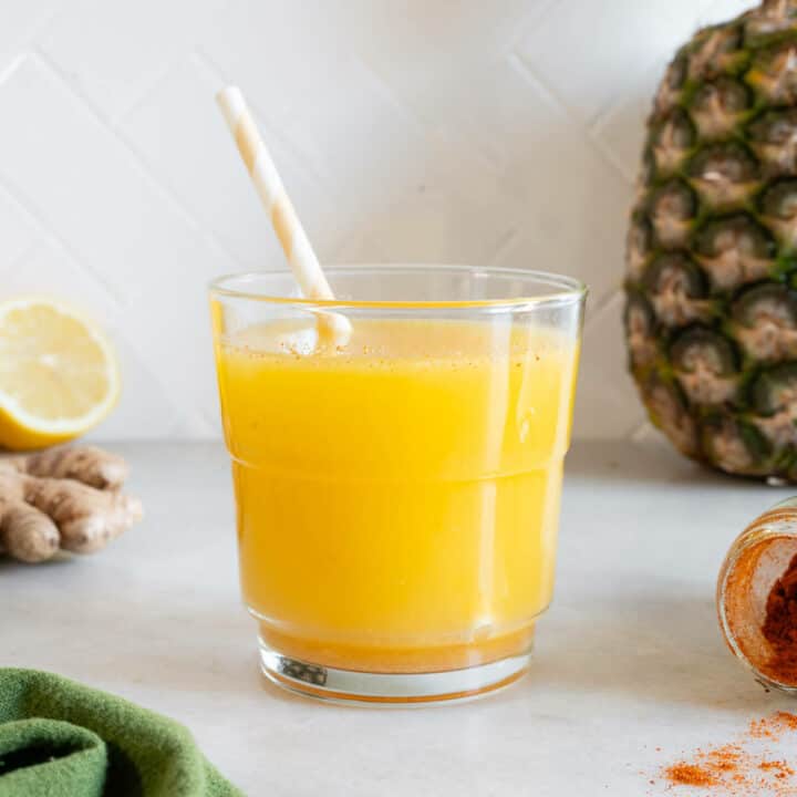 Pineapple Juice for Sore Throat (Juicer or Blender)