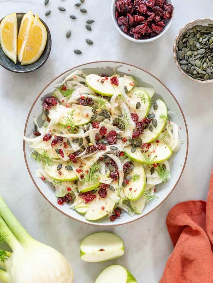 Fennel Apple Salad Our PlantBased World