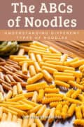 pin for Types of Noodles.