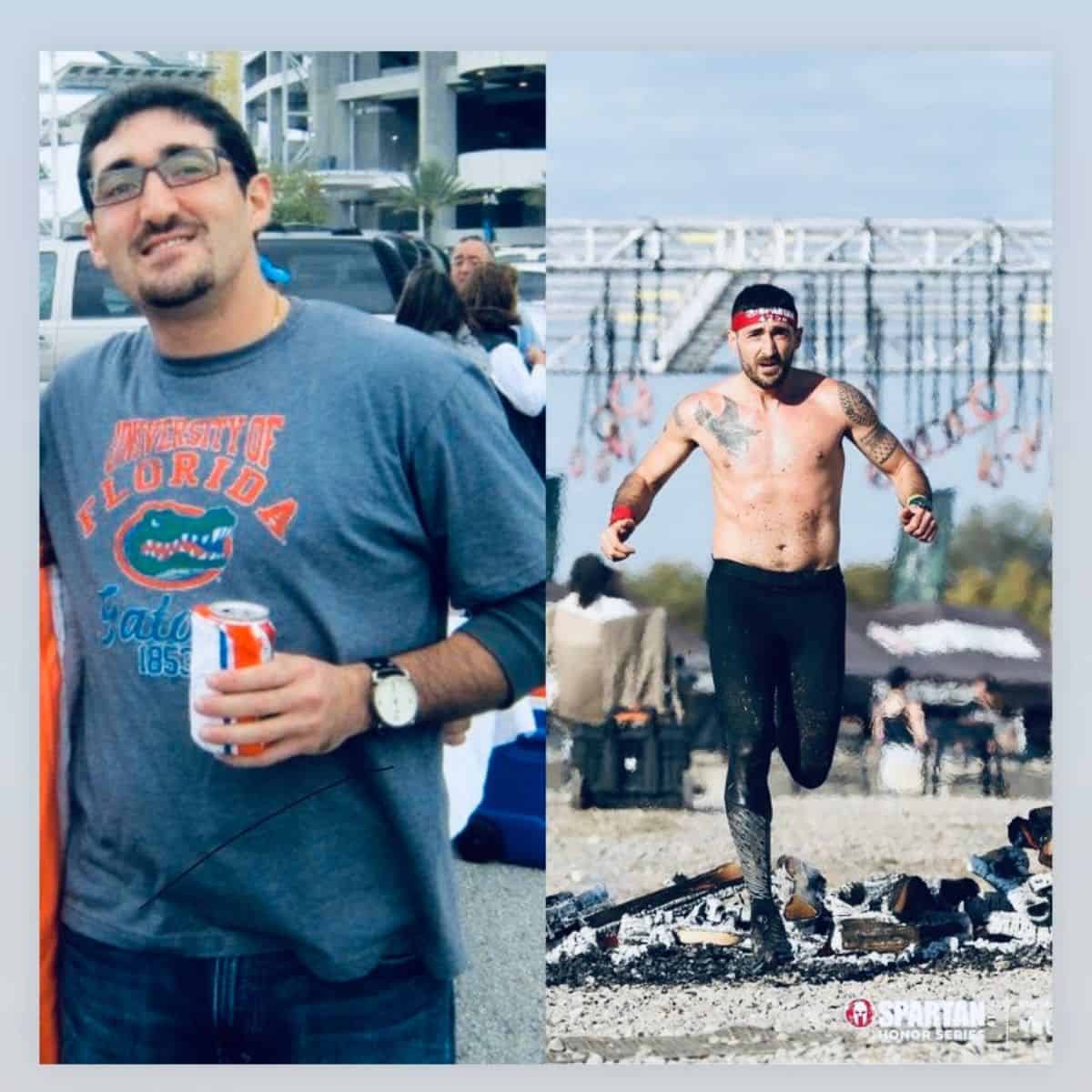 mitri before and after weight and lifestyle transformation